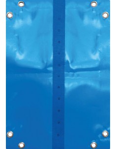 Bâche opaque à centre poreux